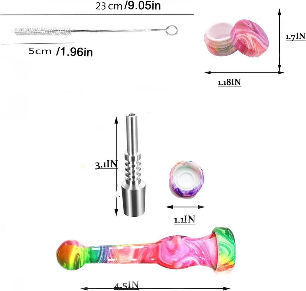 1 Pack Reusable Silicone & Stainless Steel Straw Set – Colorful Portable Travel Kit with Protective Sleeve for Outdoor, Camping, Parties, Birthdays & Daily Eco-Friendly Use